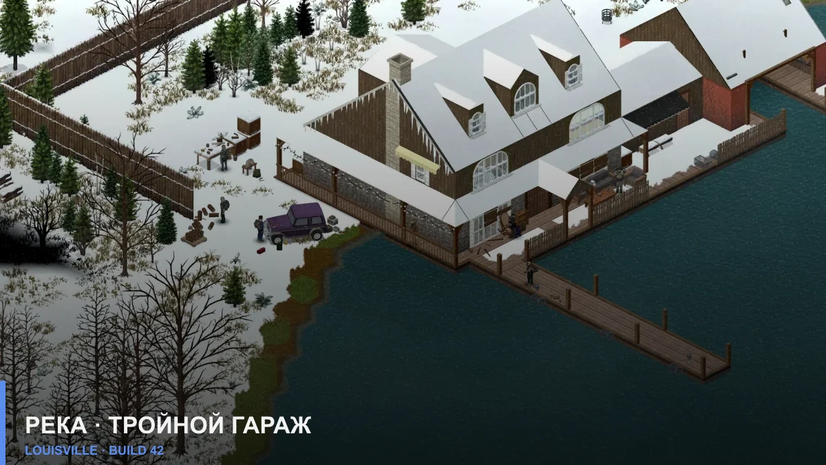 Особняк с гаражом у воды как база в Луисвилле