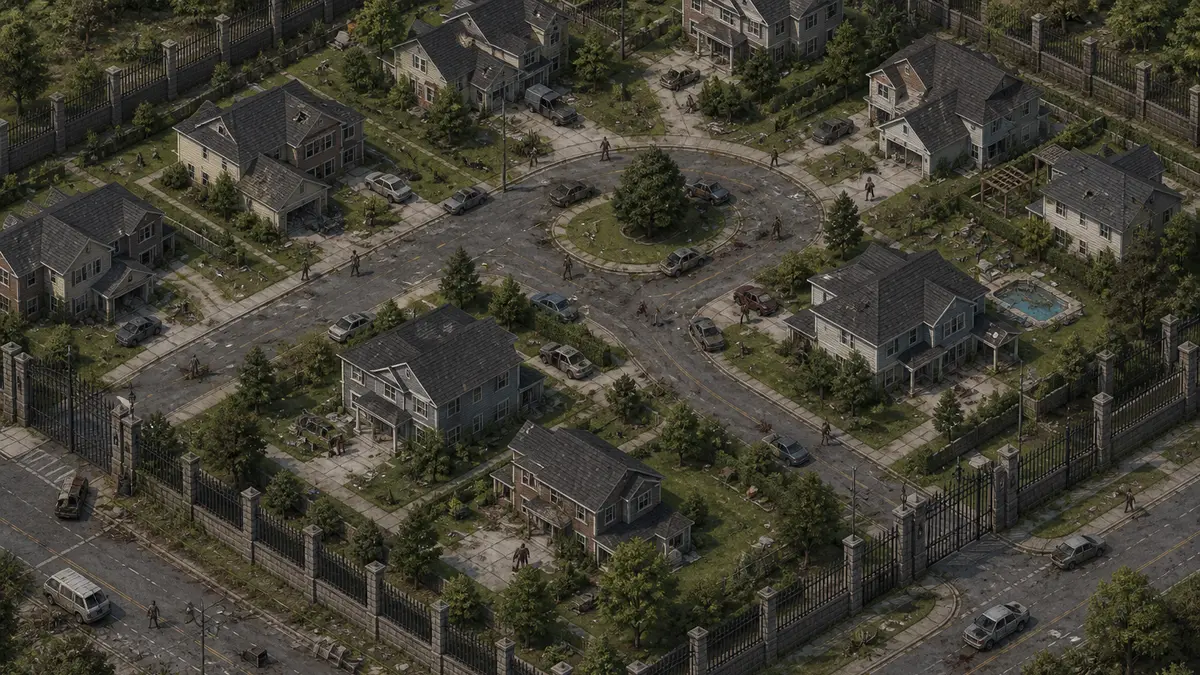 Ограждённый жилой комплекс (Gated Community) на востоке Риверсайда