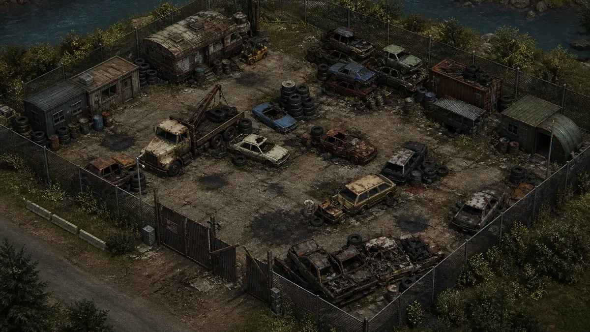 Свалка (Junkyard) на северо-западе Риверсайда