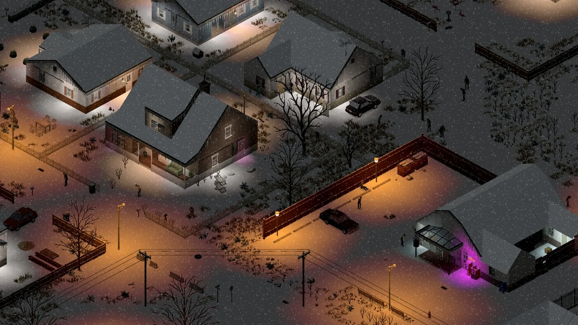 Дом после отключения электричества в Project Zomboid